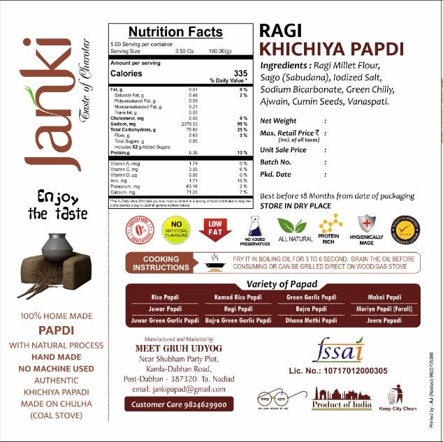Ragi Papdi